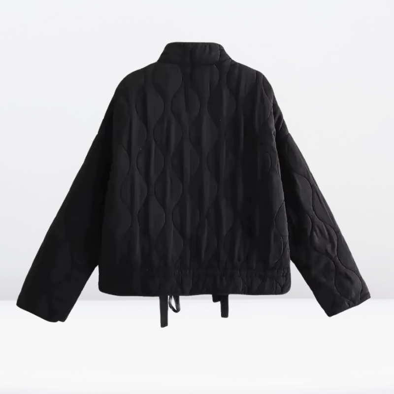 Cera | Veste Matelassée Femme en Coton avec Cordon de Serrage