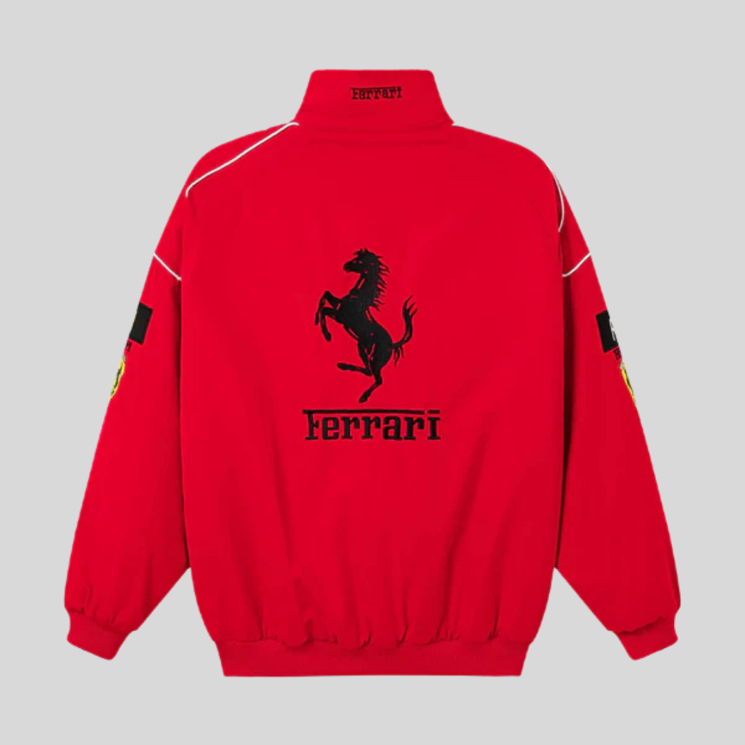 Rari | Veste de course originale Vintage Ferrari - F1 Unisexe Rétro