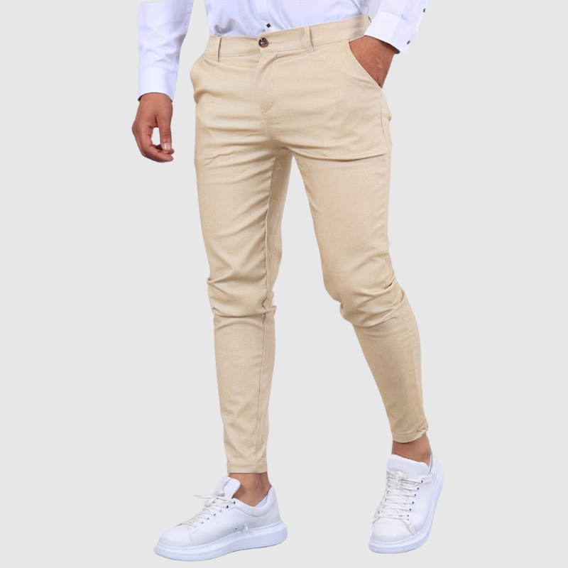 Capri | Pantalon Homme Skinny Stretch – Coupe Ajustée, Confort Premium
