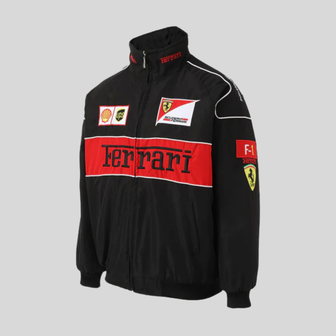 Rari | Veste de course originale Vintage Ferrari - F1 Unisexe Rétro