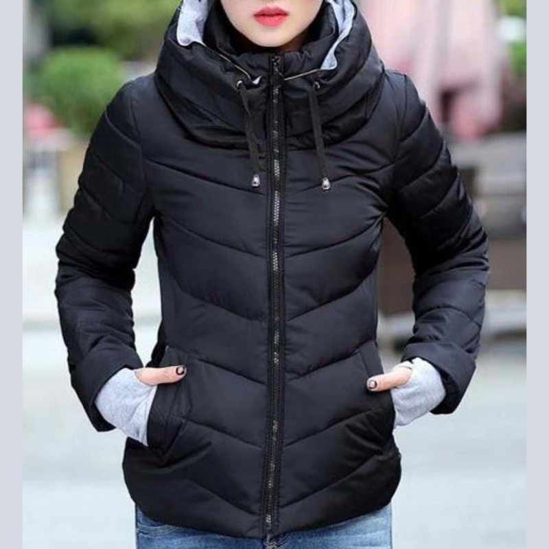 Veste Matelassée à Capuche pour Femmes