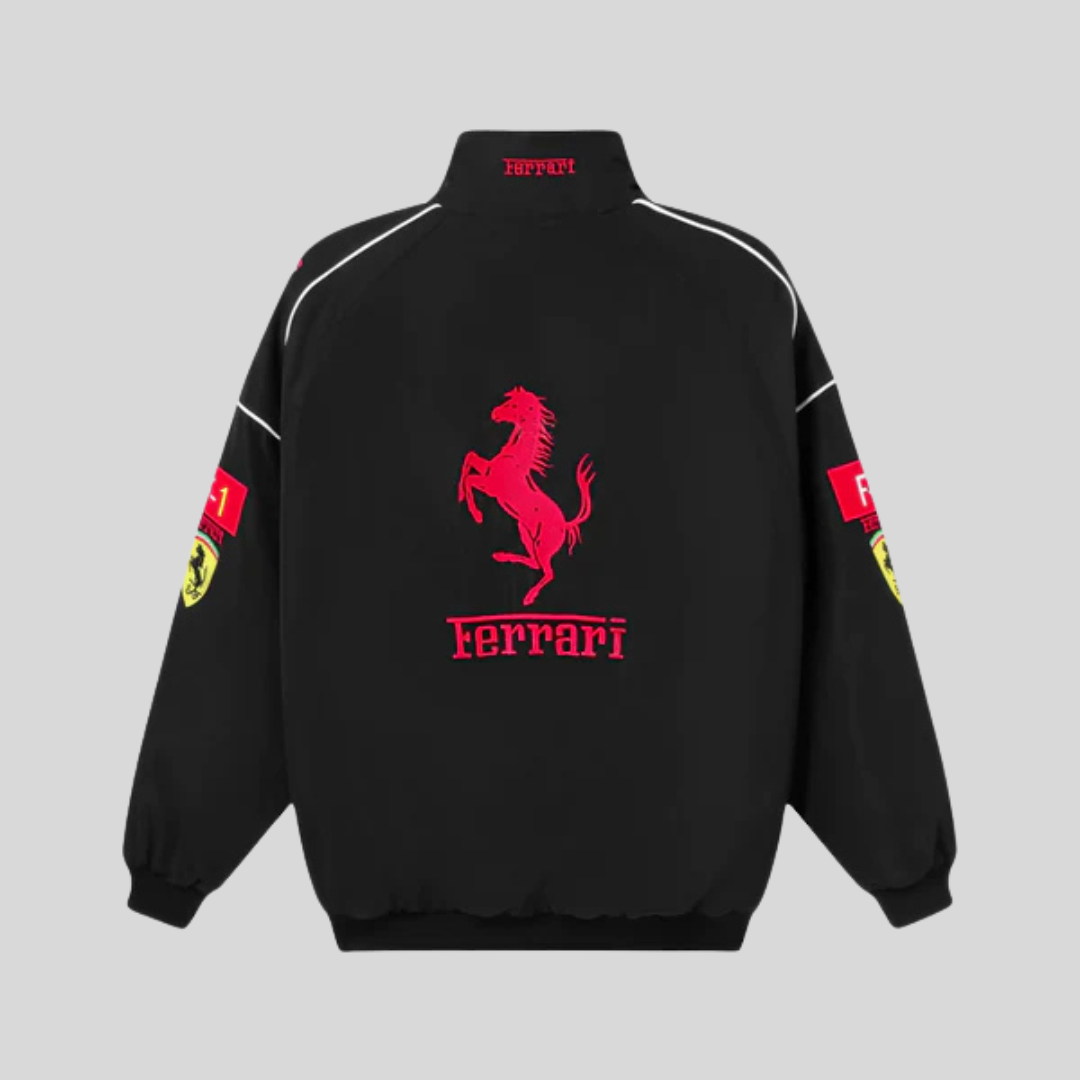 Rari | Veste de course originale Vintage Ferrari - F1 Unisexe Rétro