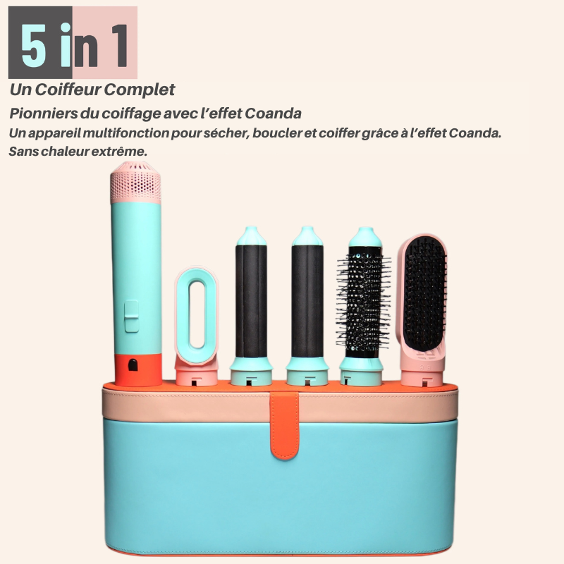 Airwrap | Sèche-cheveux 5-en-1 avec Technologie Coanda