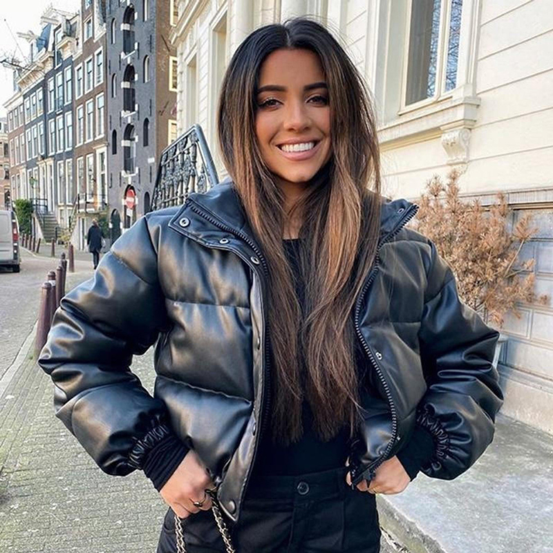 Petite Doudoune Noir pour Femmes