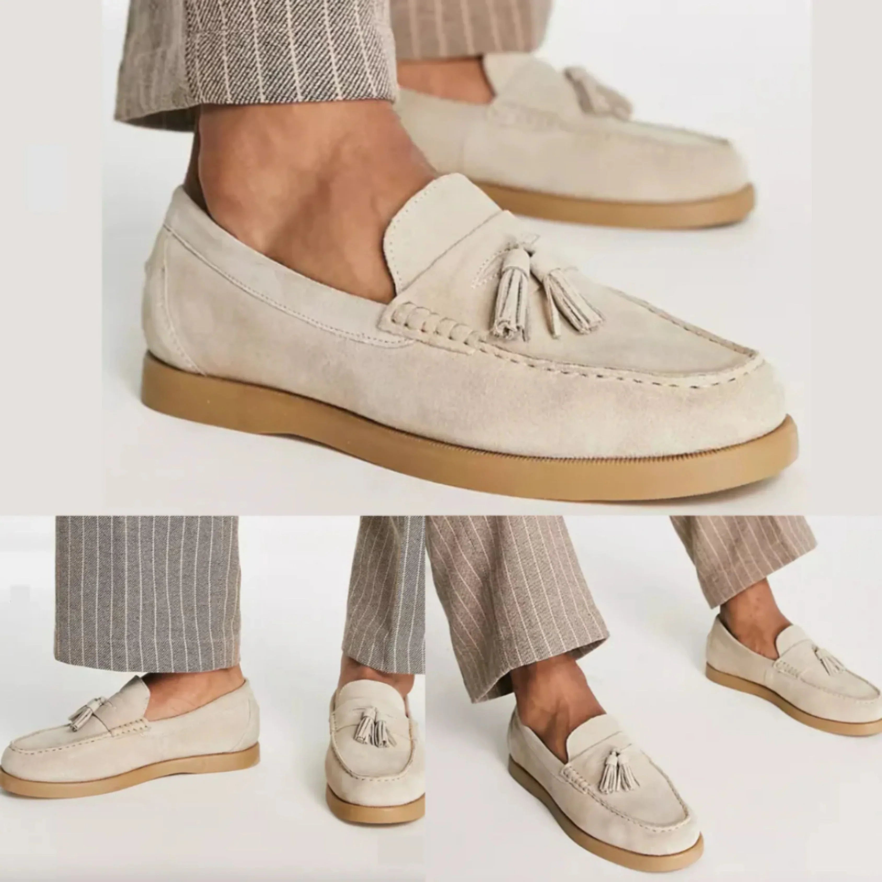 Hommes Mocassins Orthopédiques | Marche Facile à Enfiler