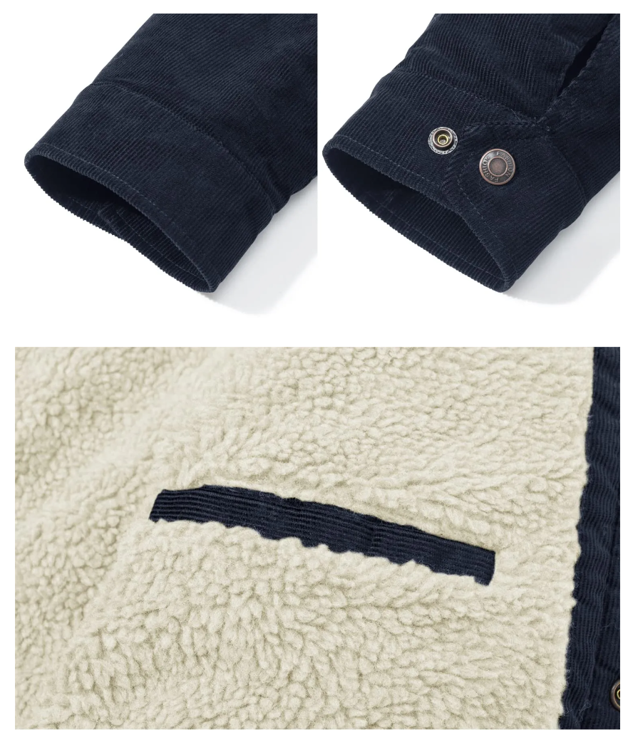 Duke | Veste à texture lisse doublée d'un tissu doux pour hommes-Mens Jacket-Barnier Boutique