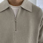 Sepp | Pull en maille avec demi-fermeture éclair-Mens Sweater-Barnier Boutique