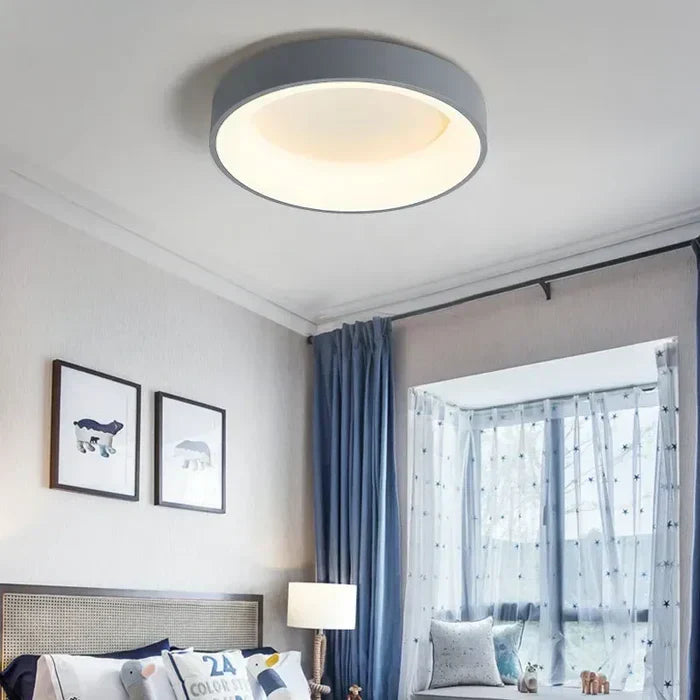 Construct | Plafonnier LED Rond Scandinave – Luminaire Moderne