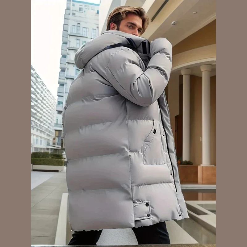 Veste d’Hiver Homme Longue | Avec Capuche