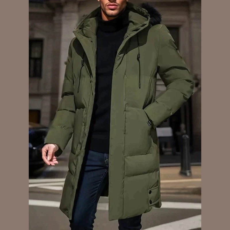 Veste d’Hiver Homme Longue | Avec Capuche