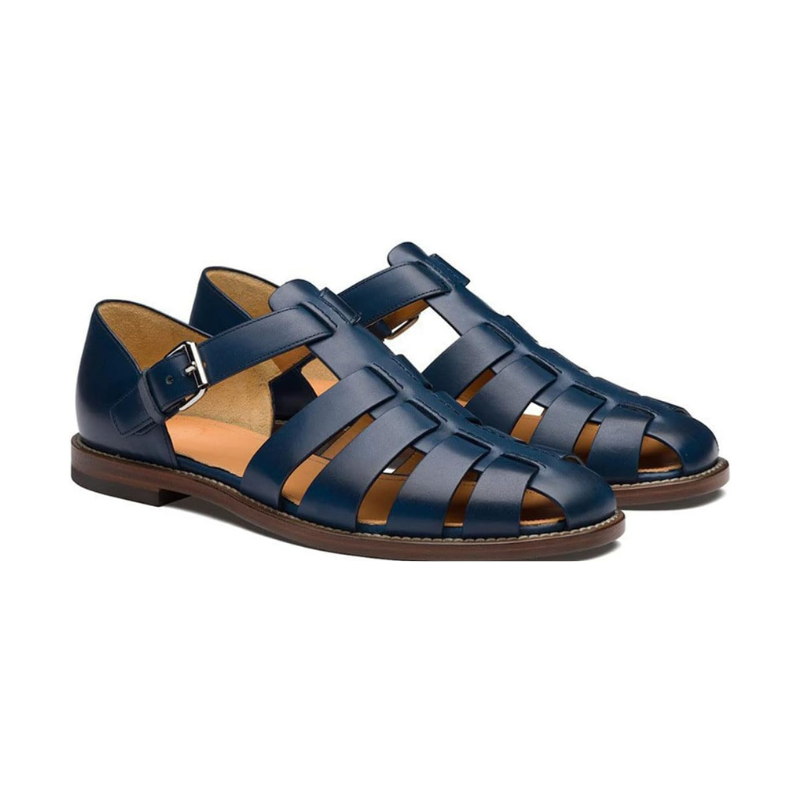 Raban | Heren leren zomersandalen