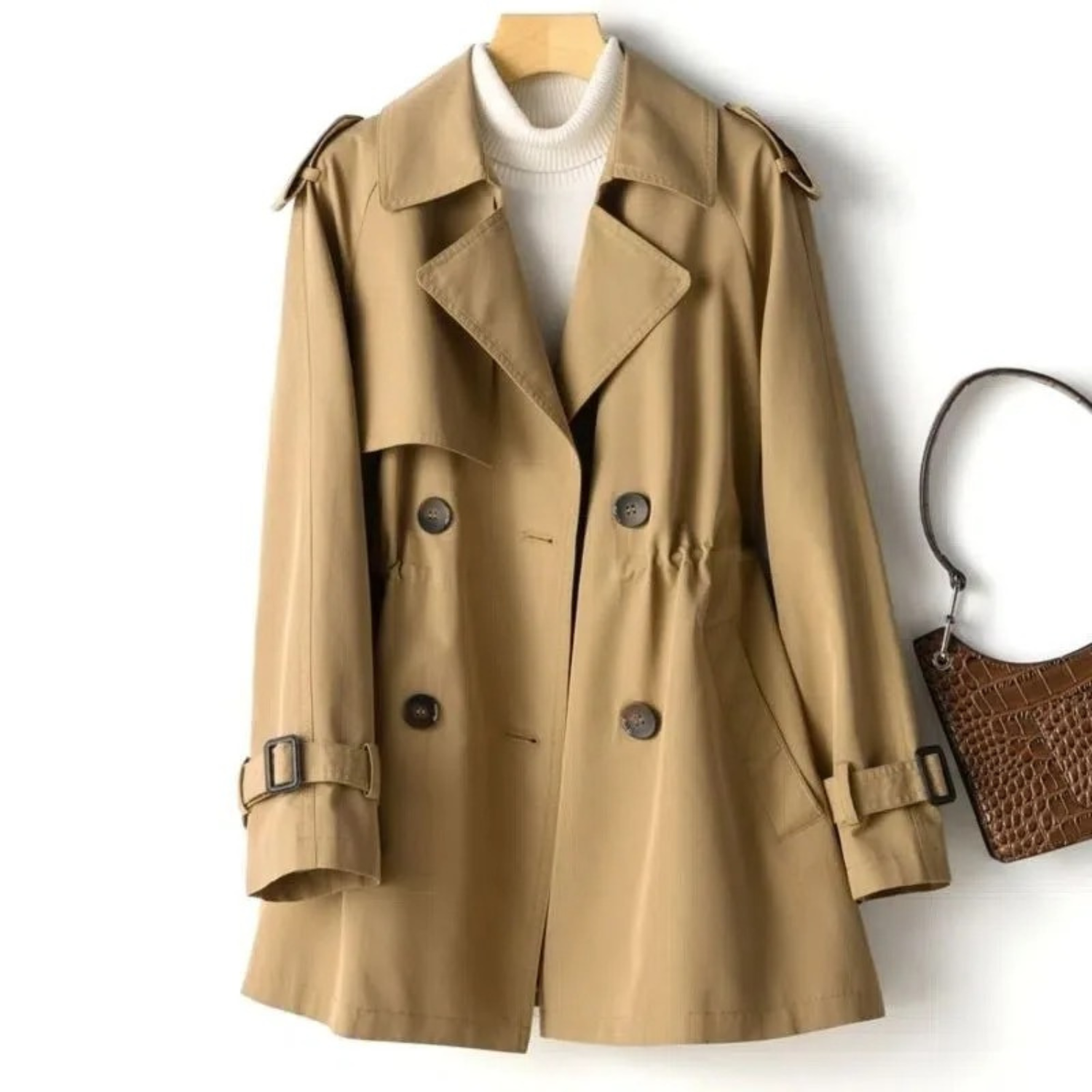 Trench Coat Décontracté pour Femme