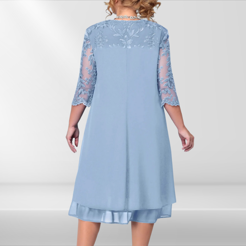 Greta | Robe de Banquet Grande Taille Brodée Femme