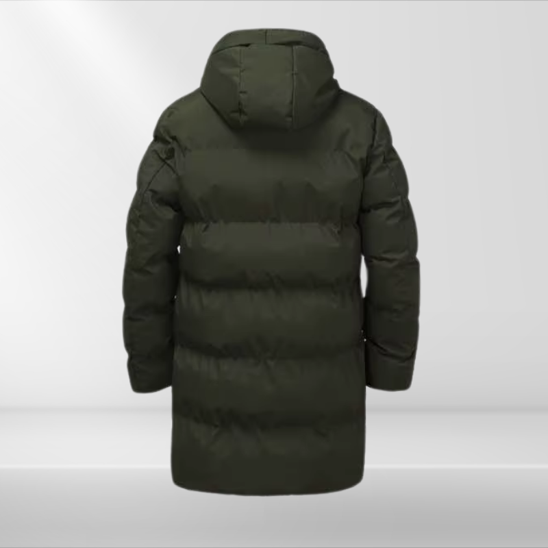 Axel | Doudoune Homme Longue Oversize | Matelassée Hiver avec Capuche-Mens Winter Jacket-Barnier Boutique