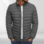 Filip | Veste Matelassée Homme avec Rembourrage Doux-Mens Jacket-Gris-Barnier Boutique