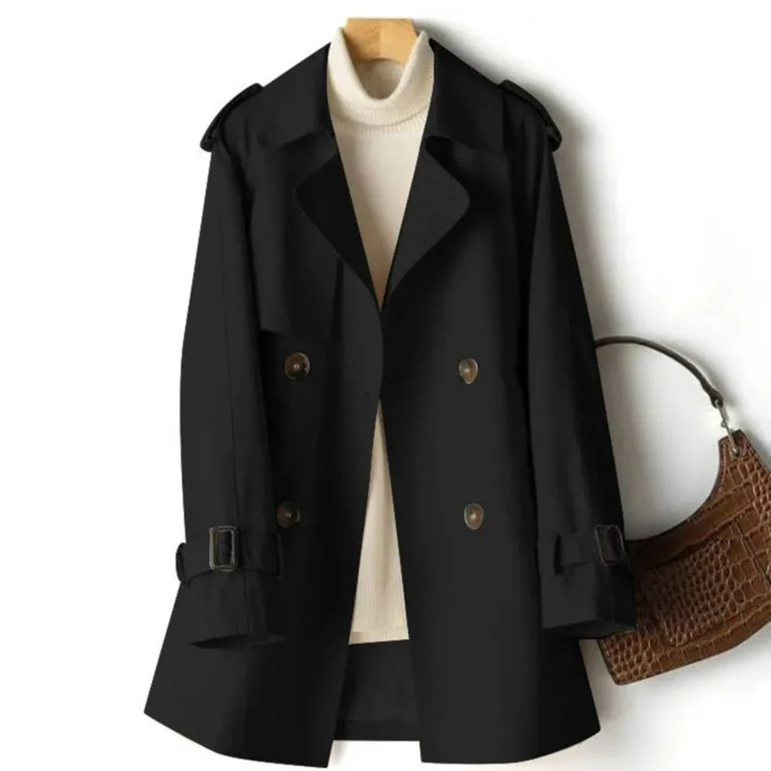 Trench Coat Décontracté pour Femme