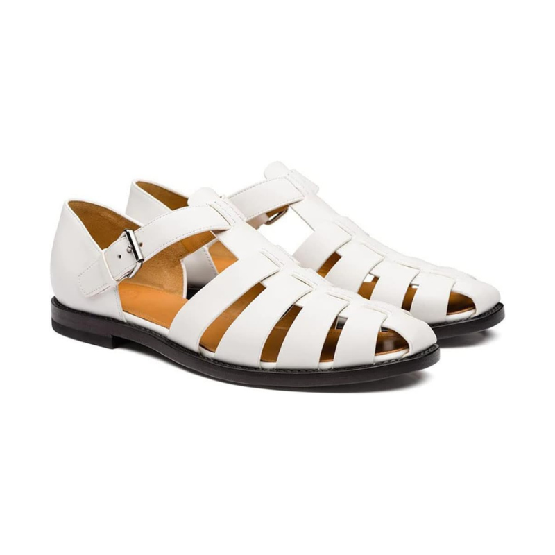 Raban | Heren leren zomersandalen