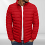 Filip | Veste Matelassée Homme avec Rembourrage Doux-Mens Jacket-Rouge-Barnier Boutique