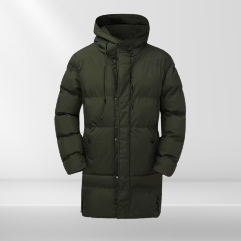 Axel | Parka Longue Matelassée Oversize Homme avec Rembourrage Coton