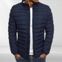 Filip | Veste Matelassée Homme avec Rembourrage Doux-Mens Jacket-Marine-Barnier Boutique