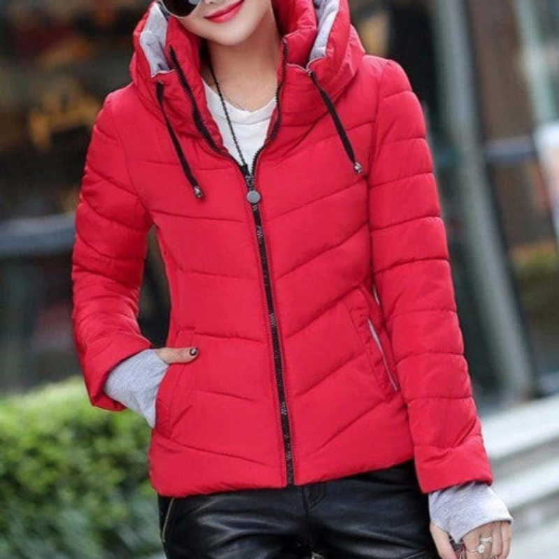 Veste Matelassée à Capuche pour Femmes