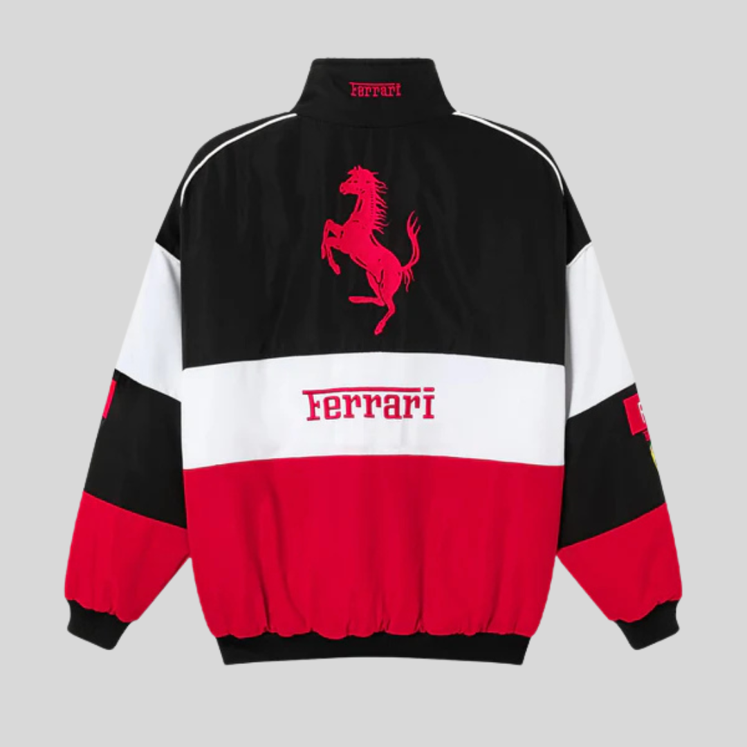 Rari | Veste de course originale Vintage Ferrari - F1 Unisexe Rétro