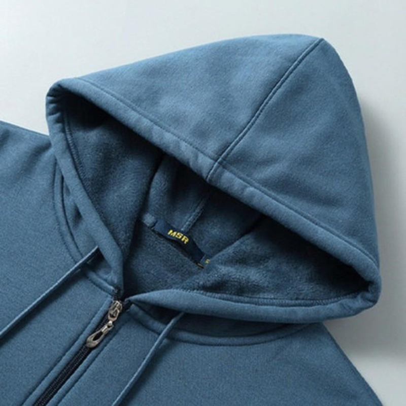 Cardigan à Capuche en Polaire pour Homme