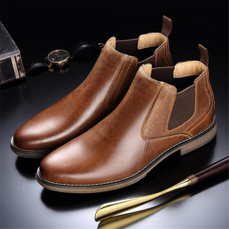 Bottines en Cuir pour Homme