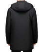 Phillipe | Veste classique noire avec capuche-Mens Coat-Barnier Boutique