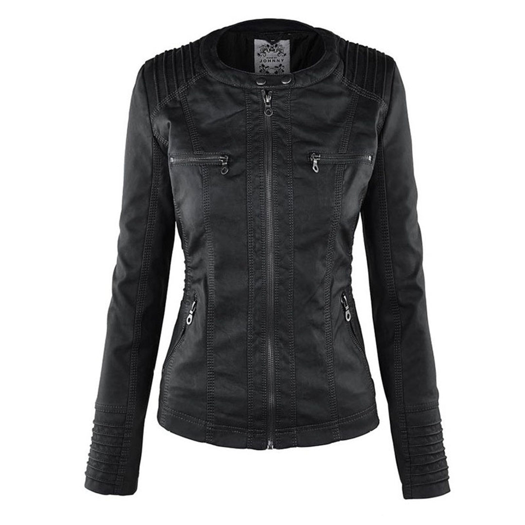 Veste Cuir pour Femme | Avec Capuche