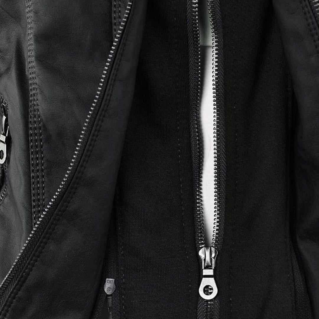 Veste Cuir pour Femme | Avec Capuche