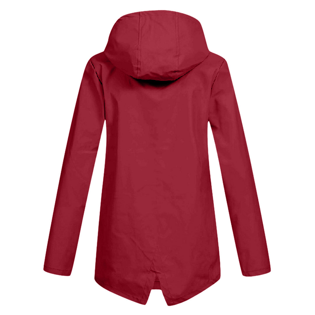 Veste Imperméable Femme | Longue avec Capuche