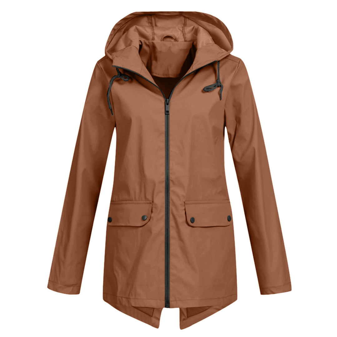 Veste Imperméable Femme | Longue avec Capuche