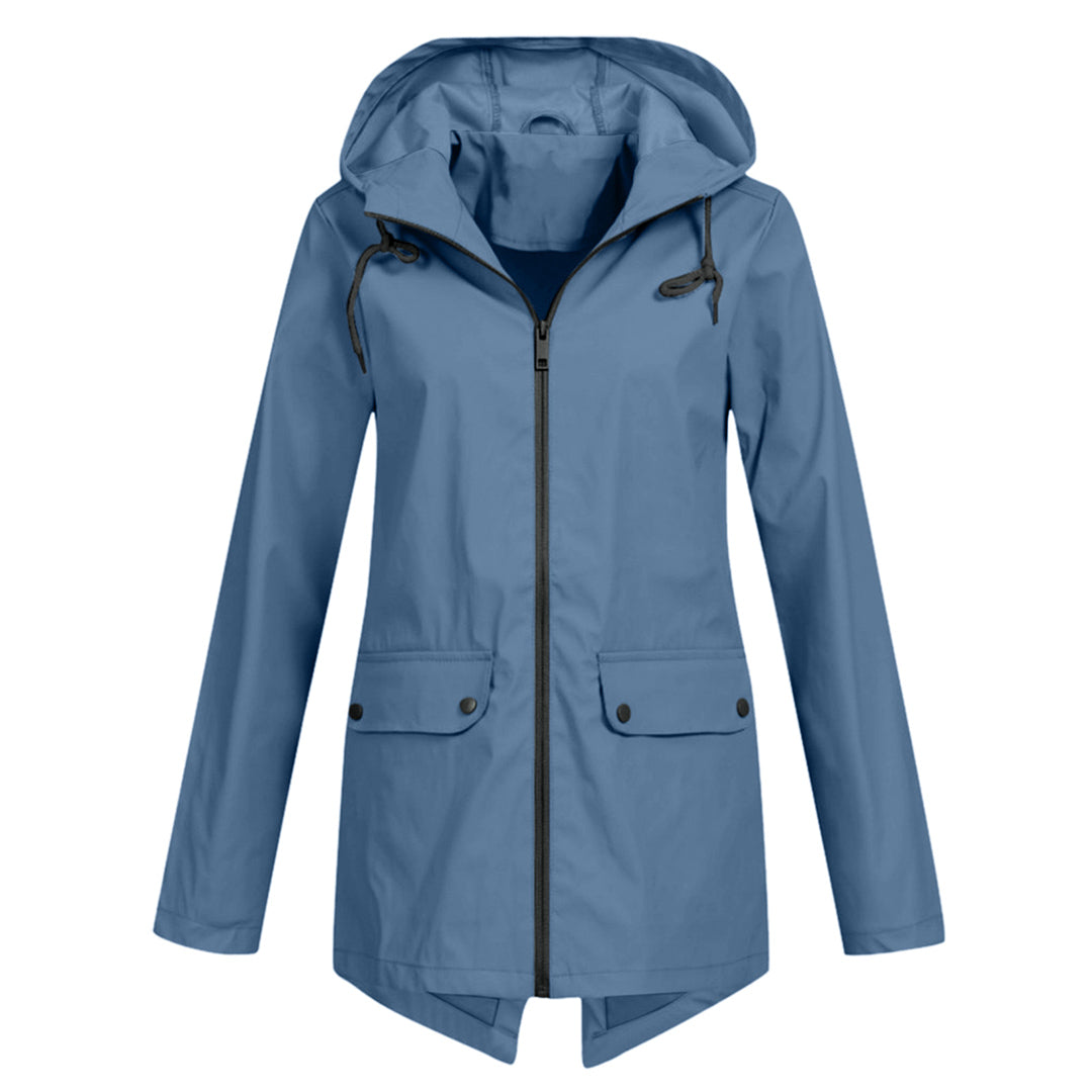 Veste Imperméable Femme | Longue avec Capuche