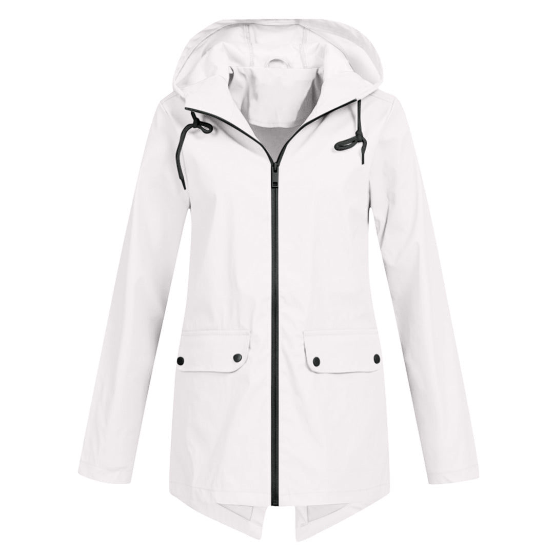 Veste Imperméable Femme | Longue avec Capuche