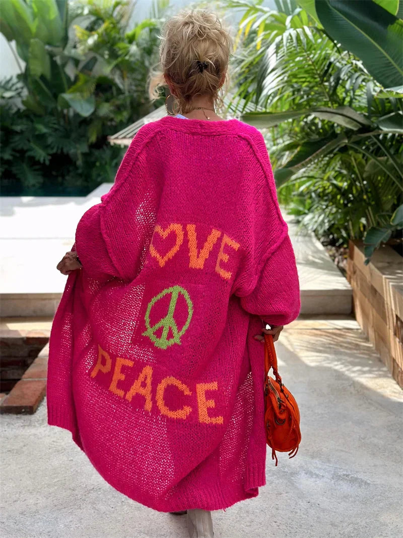 Daria | Long Cardigan pour Femme | Style hippie