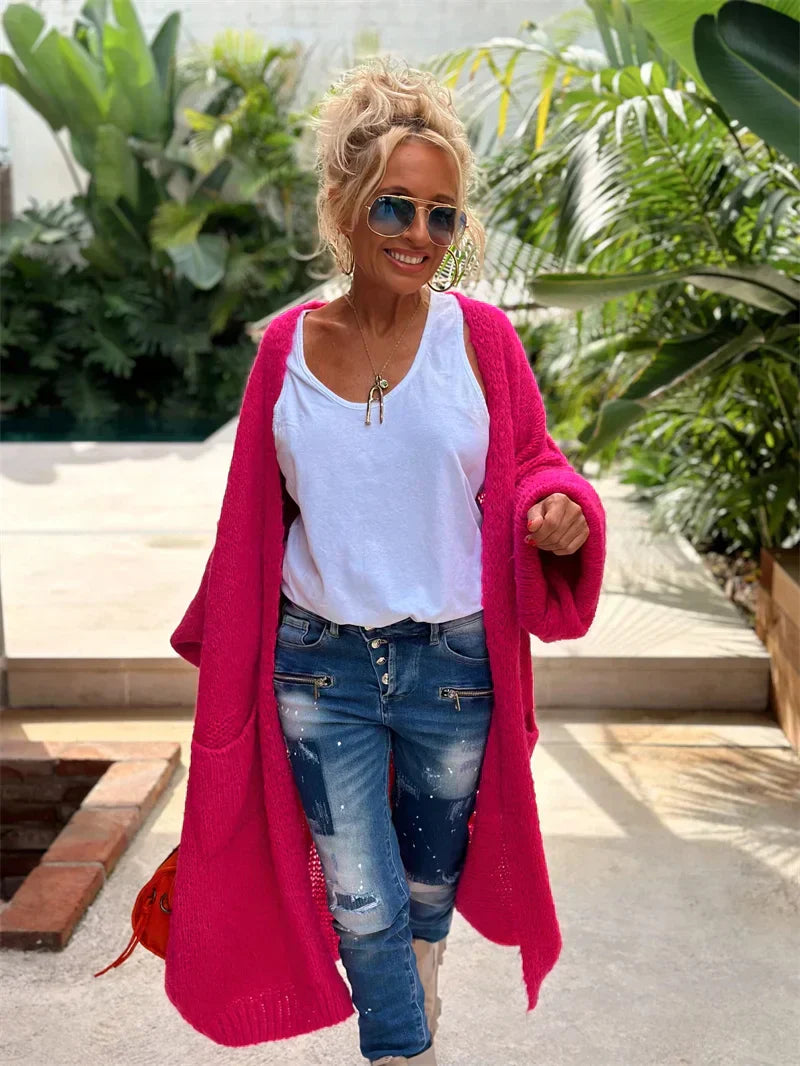 Daria | Long Cardigan pour Femme | Style hippie