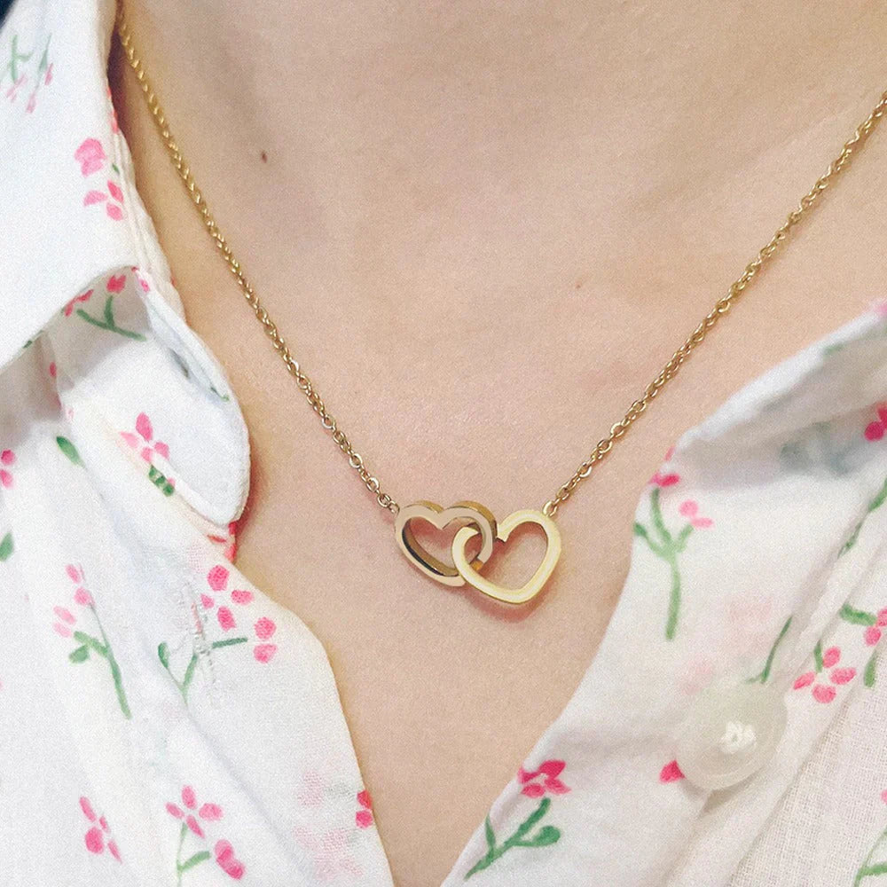 Rose| Boîte à roses avec collier parfaite pour la Saint-Valentin