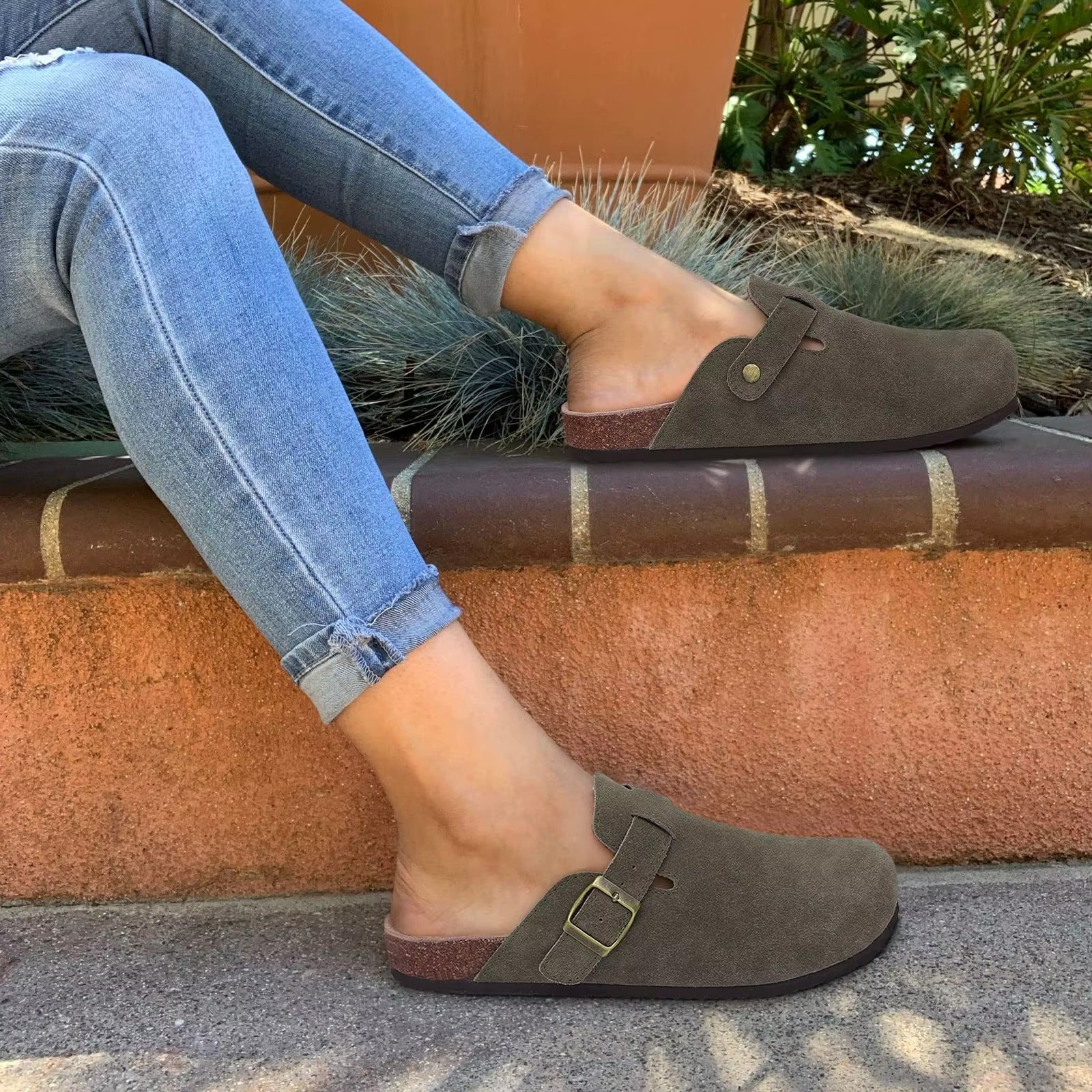 Leaf | Sandales avec semelle ergonomique et semelle en liège