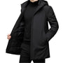 Phillipe | Veste classique noire avec capuche-Mens Coat-Barnier Boutique