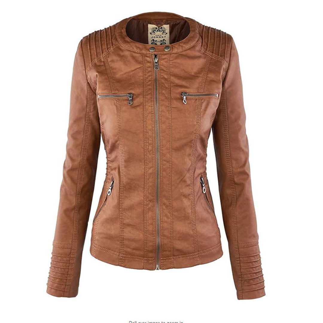 Veste Cuir pour Femme | Avec Capuche