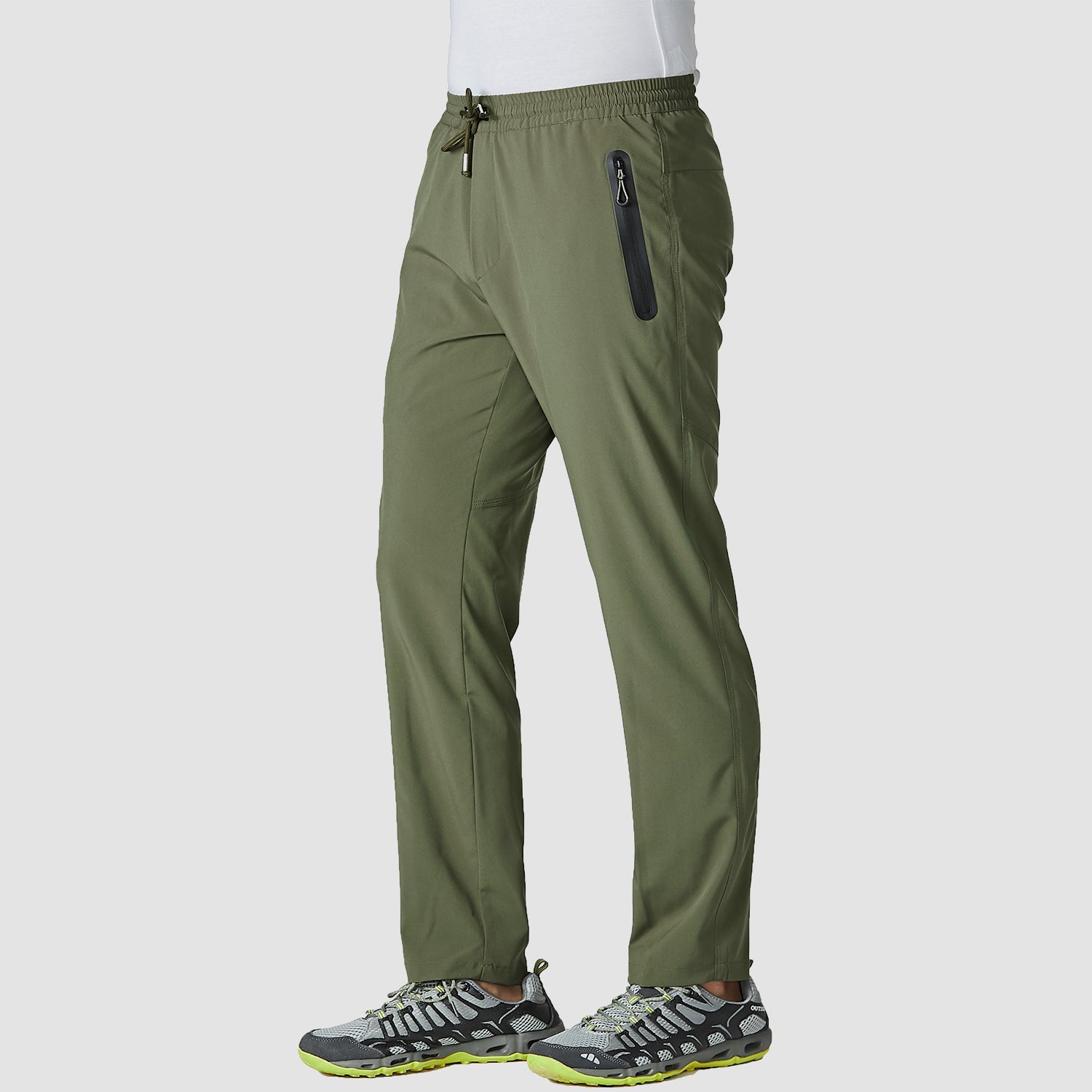 Atlas | Pantalon de survêtement léger à séchage rapide pour hommes avec poches à glissière