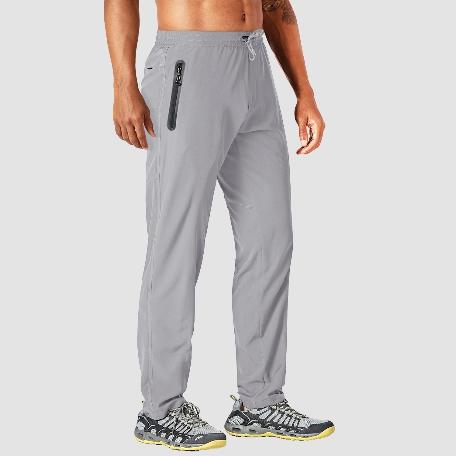 Atlas | Pantalon de survêtement léger à séchage rapide pour hommes avec poches à glissière