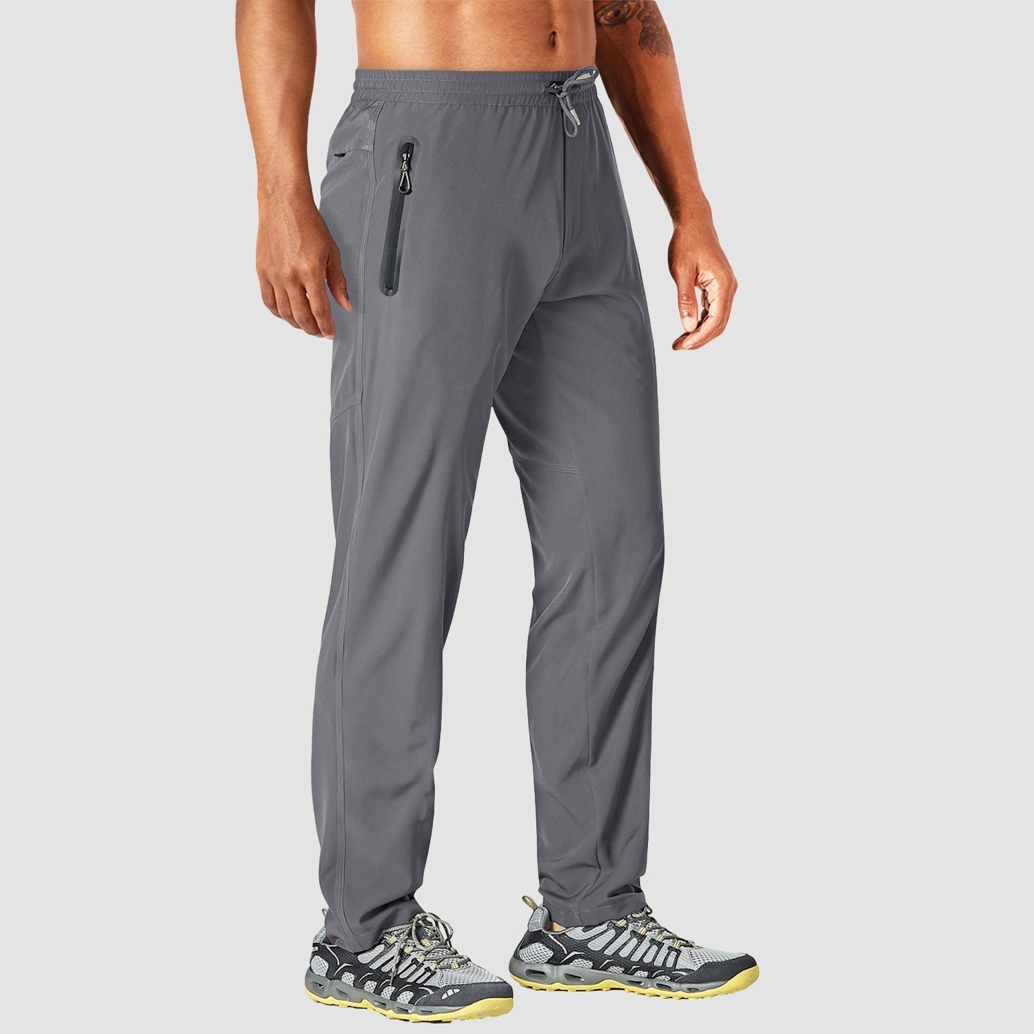 Atlas | Pantalon de survêtement léger à séchage rapide pour hommes avec poches à glissière