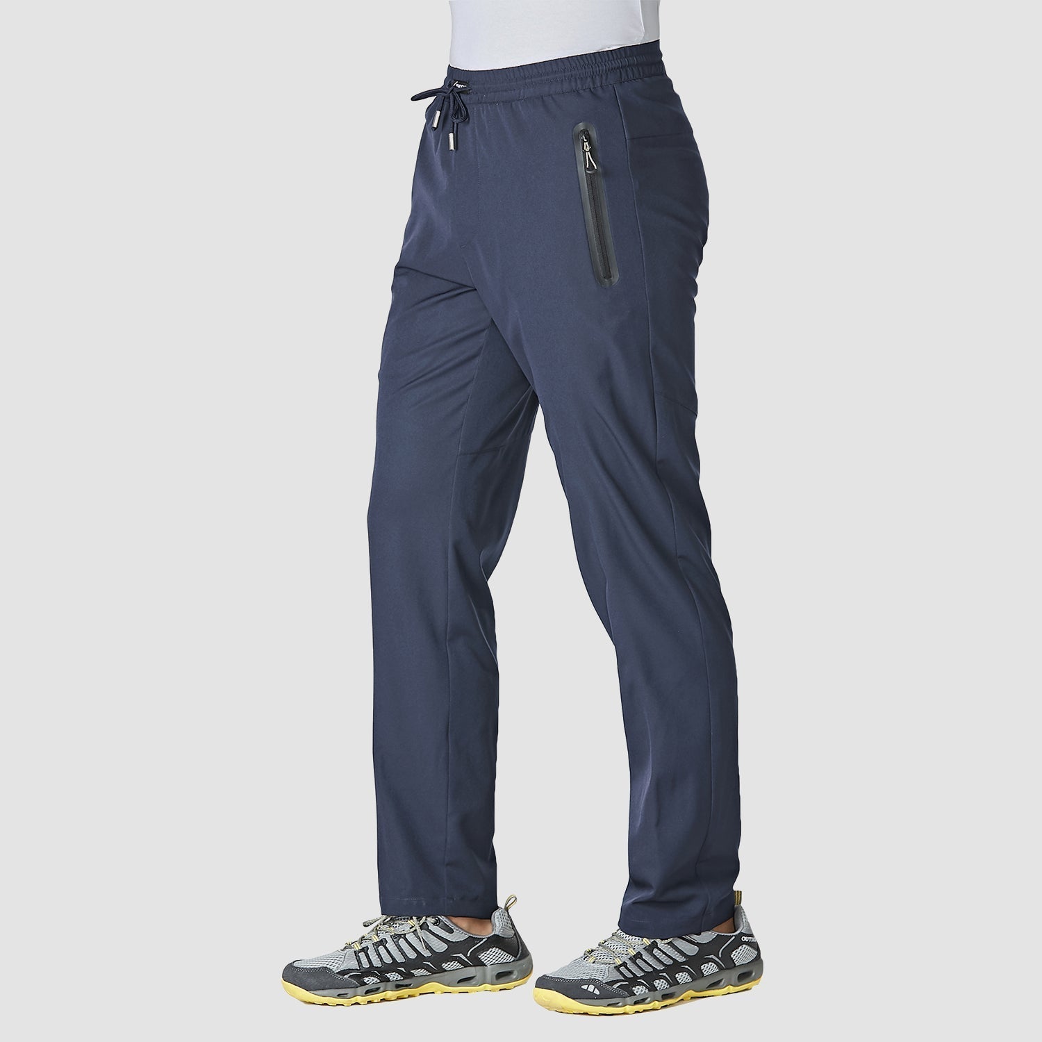 Atlas | Pantalon de survêtement léger à séchage rapide pour hommes avec poches à glissière