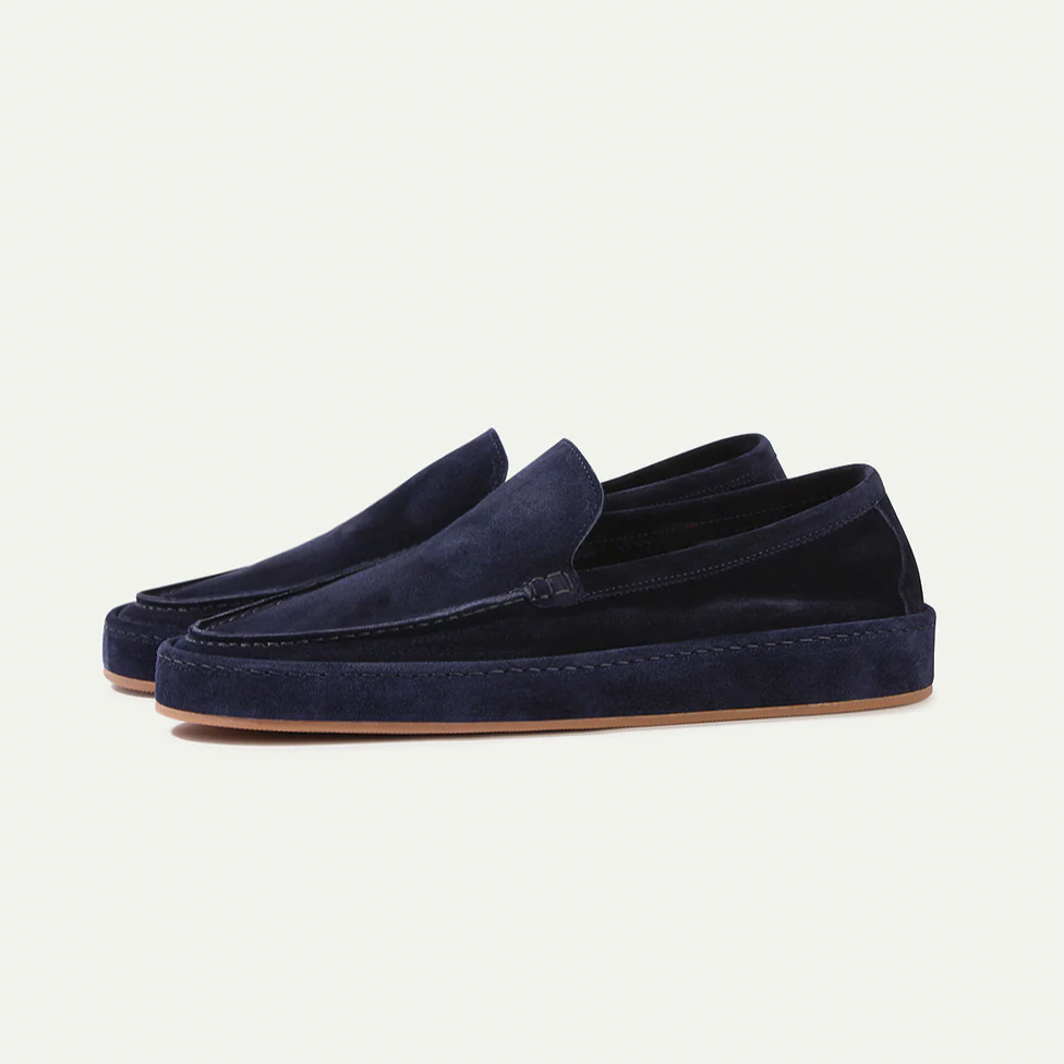 Thomas | Mocassins pour Homme | Classique-Mens Loafer & Mocassin-Marine-Barnier Boutique