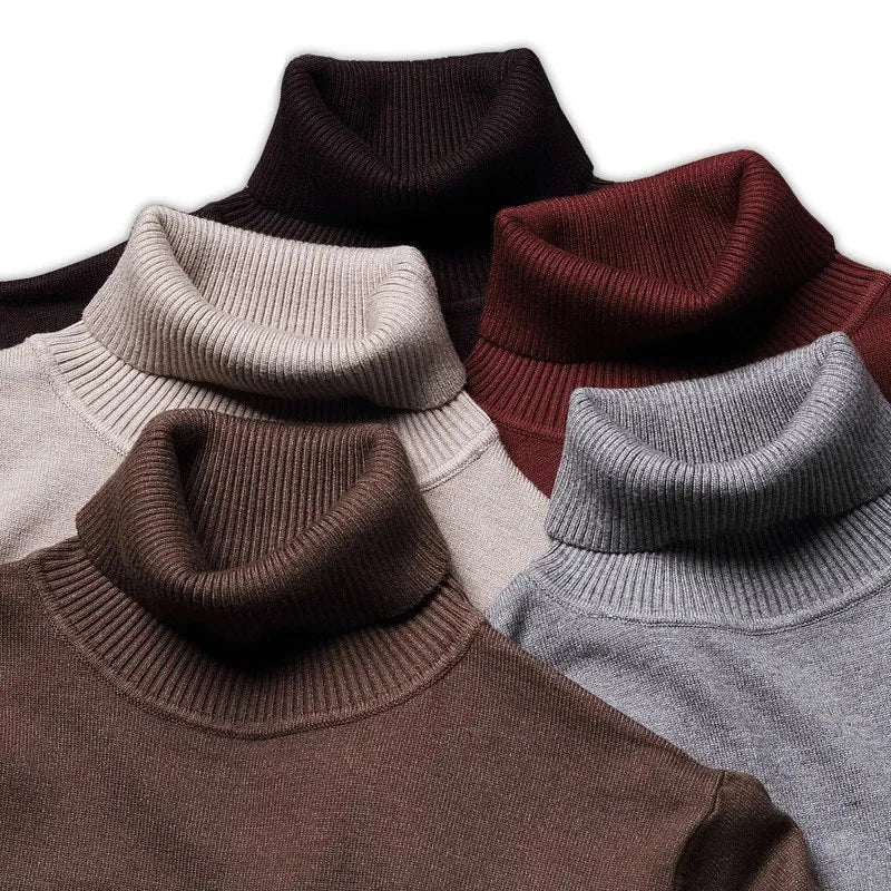 Pull Col Roulé Homme | Chaud & Élégant