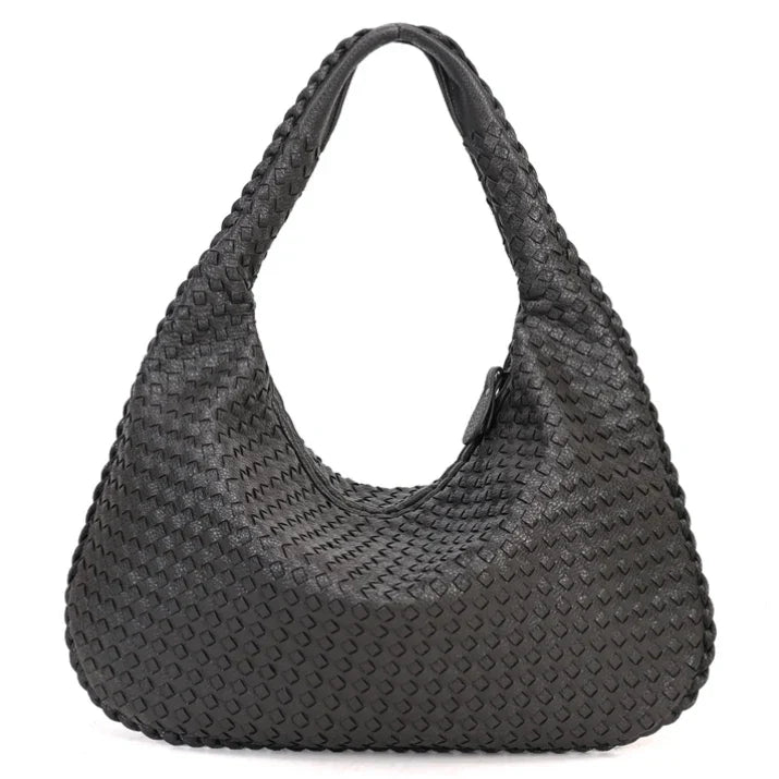 Veneta | Sac à bandoulière Everyday en Cuir-Womens Shoulder bags-Gris foncé-Barnier Boutique