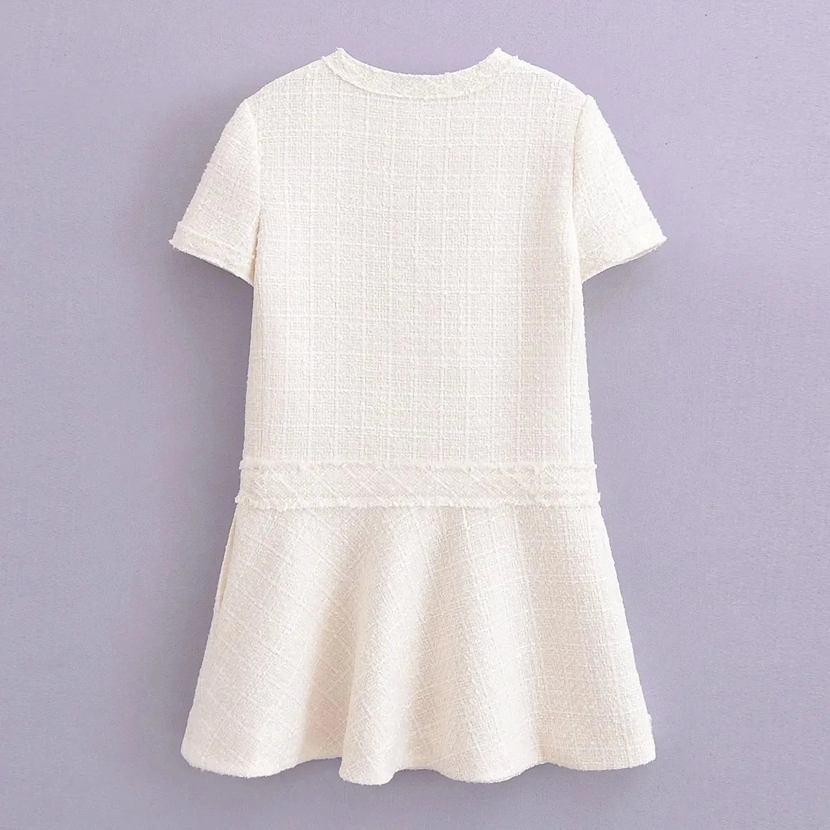 Bella | Elégante robe en tricot avec détails de boutons dorés