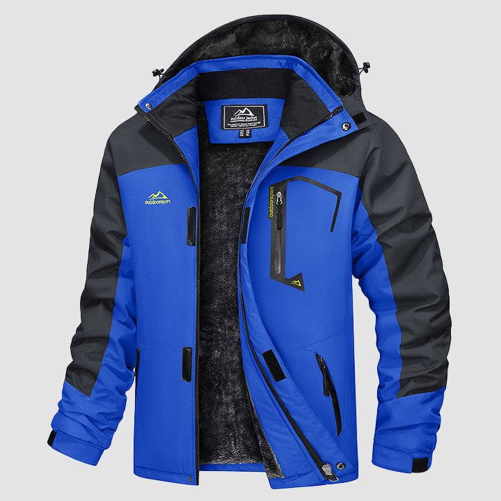 Orion | Veste d'hiver déperlante pour hommes avec doublure en polaire